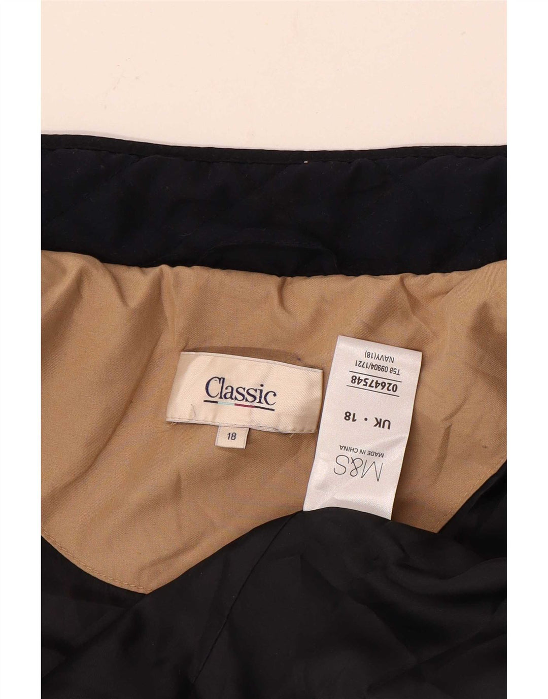 CLASSIC Chaqueta acolchada para mujer ES 40 XL Poliéster azul marino