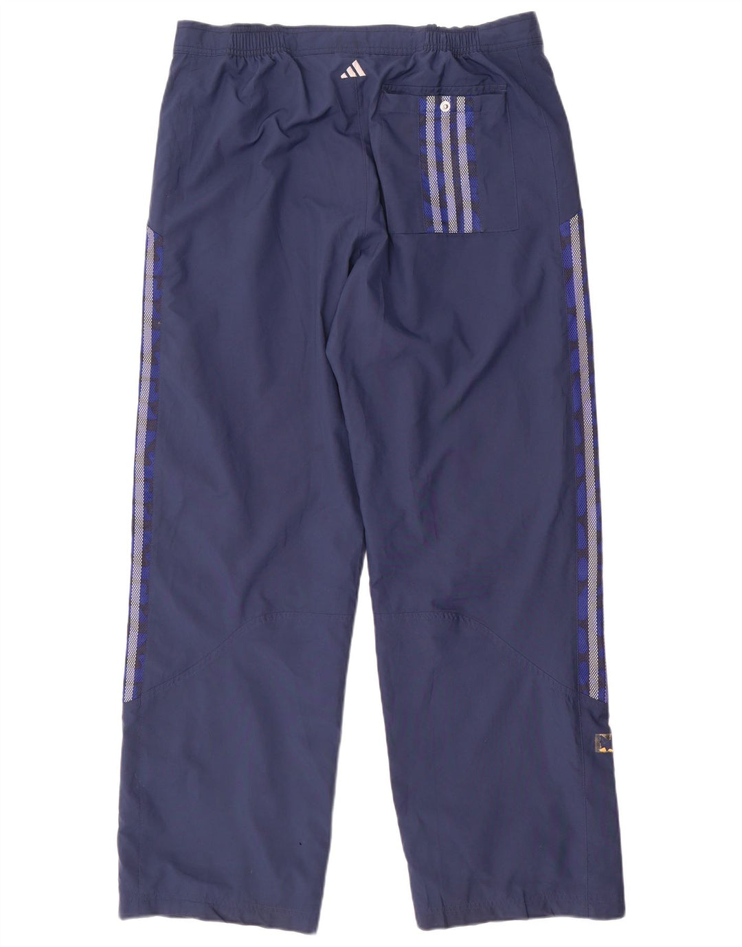 Adidas Mens Waterproof Trousers Large Navy Blue Polyester