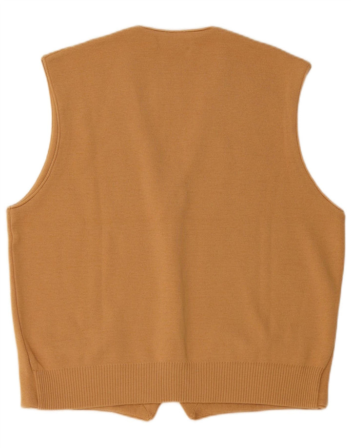 Bramante Mens Waistcoat Medium Beige Wool