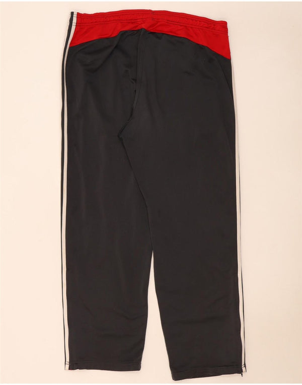 Мужские спортивные брюки Adidas UK 48/50 XL Серый полиэстер с цветными блоками