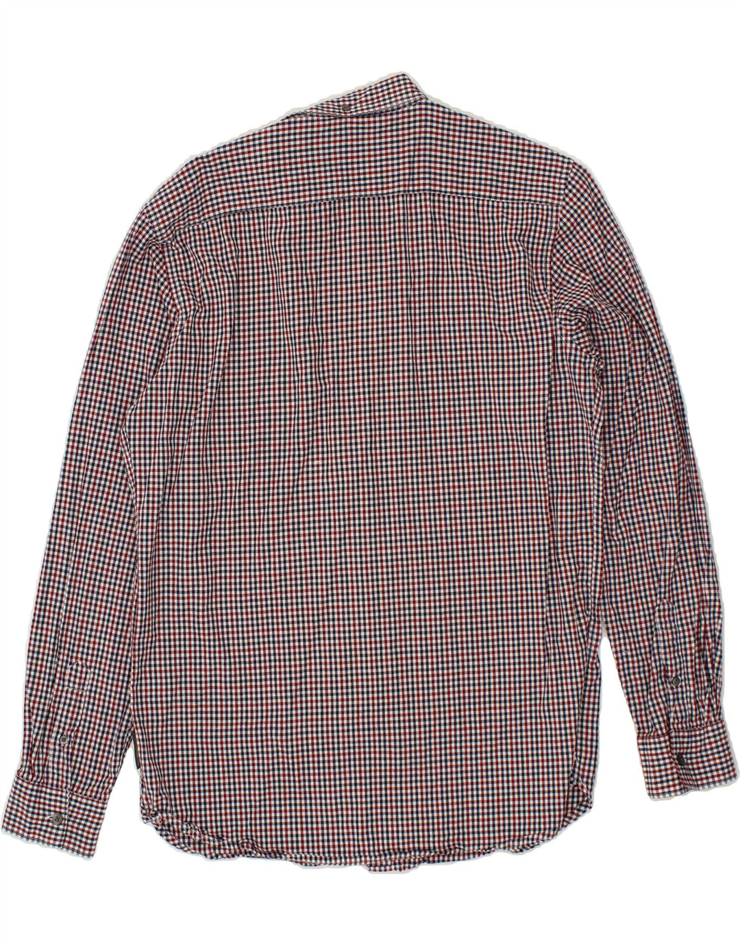 FRENCH CONNECTION Mens Shirt Large Red Geometric Cotton Vintage French Connection and Second-Hand French Connection from Messina Hembry 