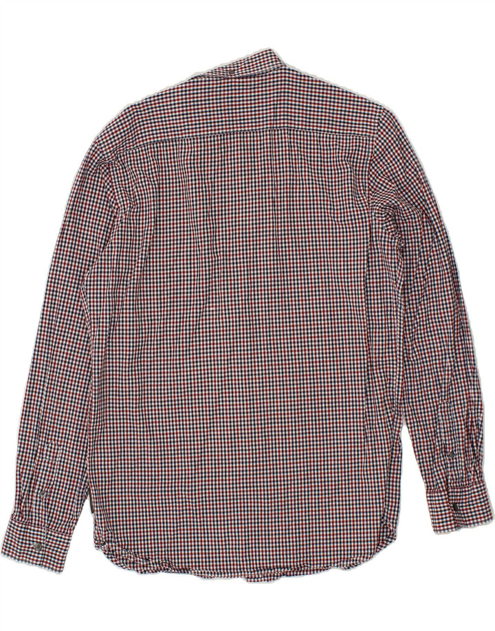 FRENCH CONNECTION Mens Shirt Large Red Geometric Cotton Vintage French Connection and Second-Hand French Connection from Messina Hembry 