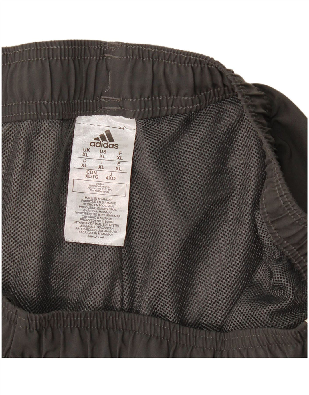 Pantaloni scurți sport pentru bărbați Adidas XL poliester gri