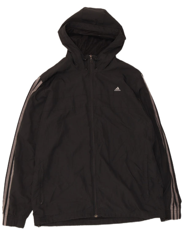 Adidas Climalite Veste de survêtement à capuche pour homme UK 42/44 Large Noir