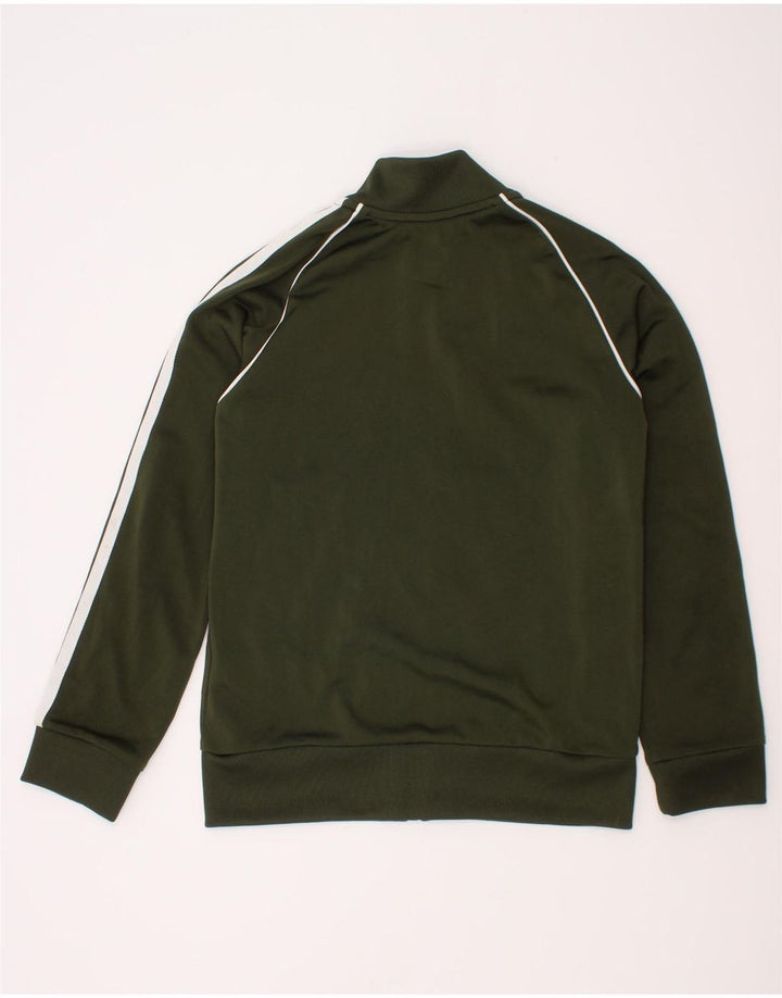 Adidas Drenge Træningsdragt Topjakke 7-8 År Grøn Polyester