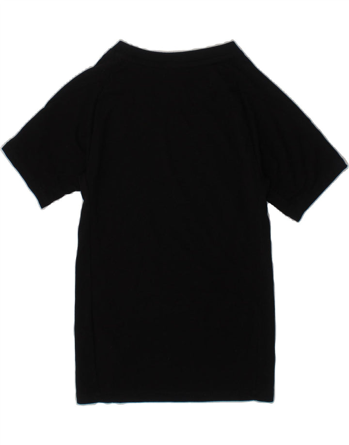 PUMA Boys T-Shirt Top 7-8 Years Black Polyester Vintage Puma and Second-Hand Puma from Messina Hembry 