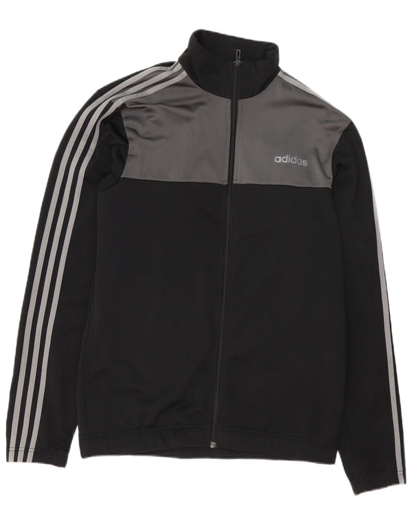 Adidas Træningsdragt til mænd Topjakke UK 40/42 Medium Sort Colourblock