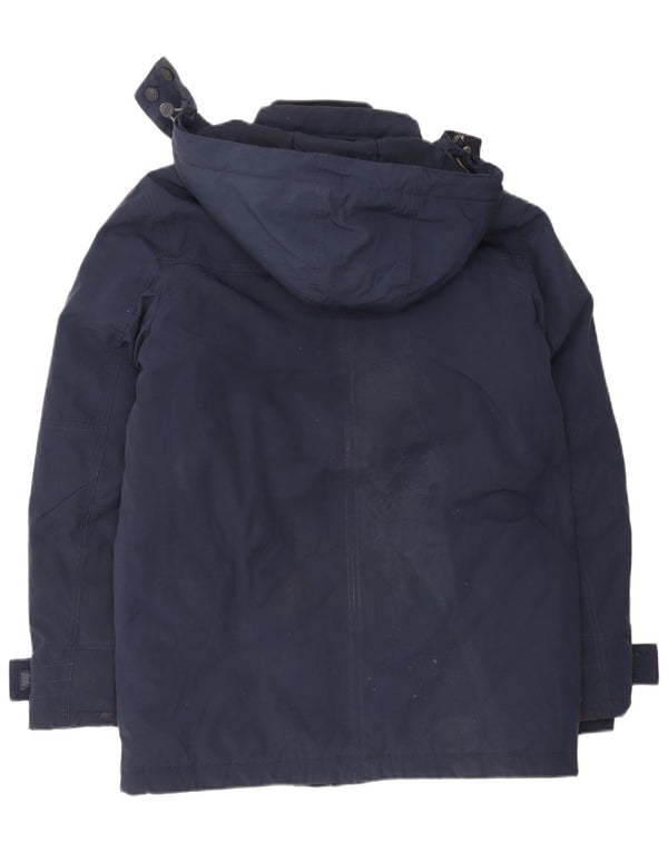 Jachetă de vânt cu glugă pentru bărbați Tommy Hilfiger UK 38 Medium Bleumarin