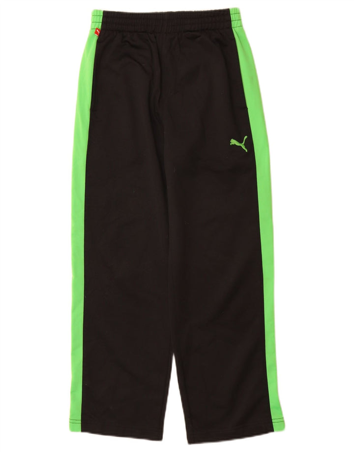 Puma Drenge Træningsbukser 7-8 år lille Sort Colourblock Polyester