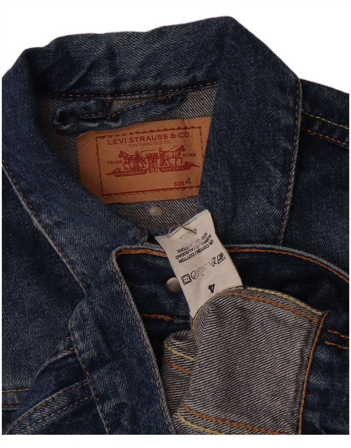 Levi's Boys Denim Jacket 3-4 Years Blue Cotton