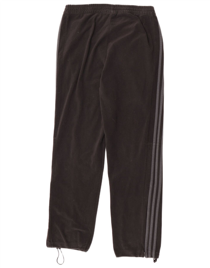 Pantaloni da tuta da uomo in velluto Adidas, pantaloni da jogging, poliestere nero medio