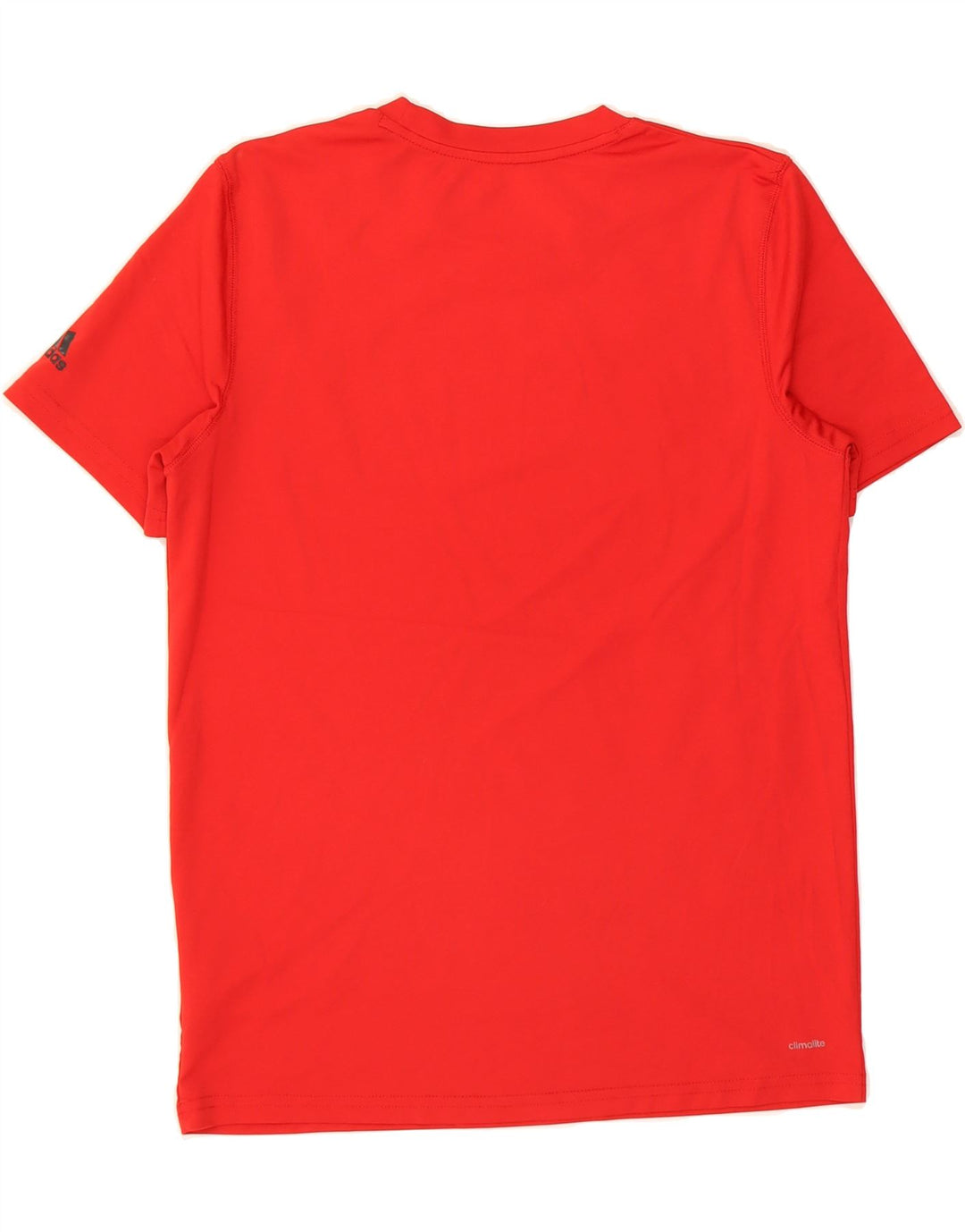 ADIDAS Boys Graphic T-Shirt Top 13-14 Years Red Polyester Vintage Adidas and Second-Hand Adidas from Messina Hembry 