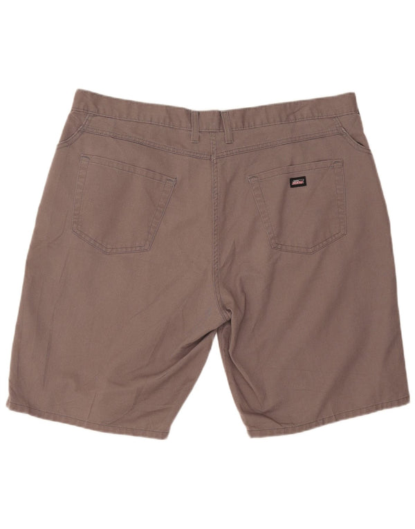 Dickies Mens Casual Shorts W42 2XL Grey Colourblock Polyester