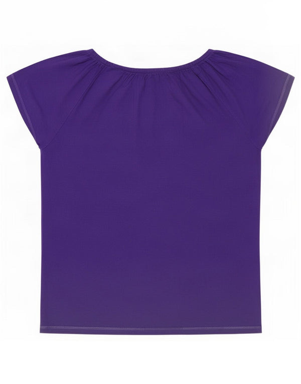 M&Co Chemisier Femme UK 14 Medium Violet Viscose