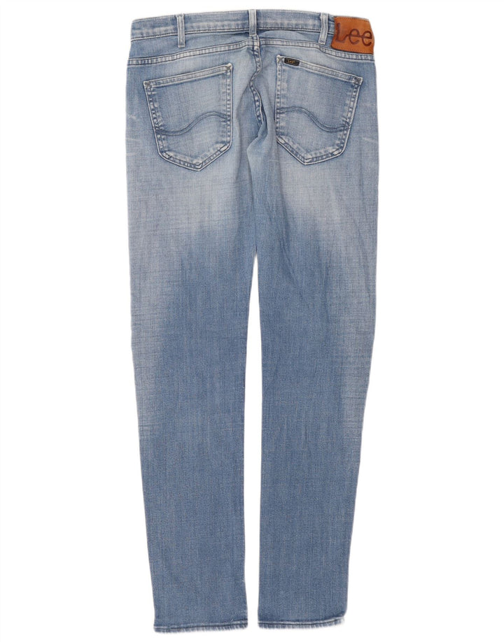 Lee Womens Powell Slim Jeans W32 L34 Blue Cotton