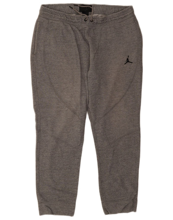Jordan Mens Tracksuit Trousers Joggers 2XL  Grey Cotton
