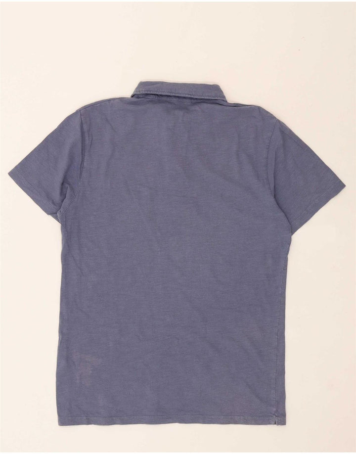 FRENCH CONNECTION Mens Polo Shirt Medium Navy Blue Cotton