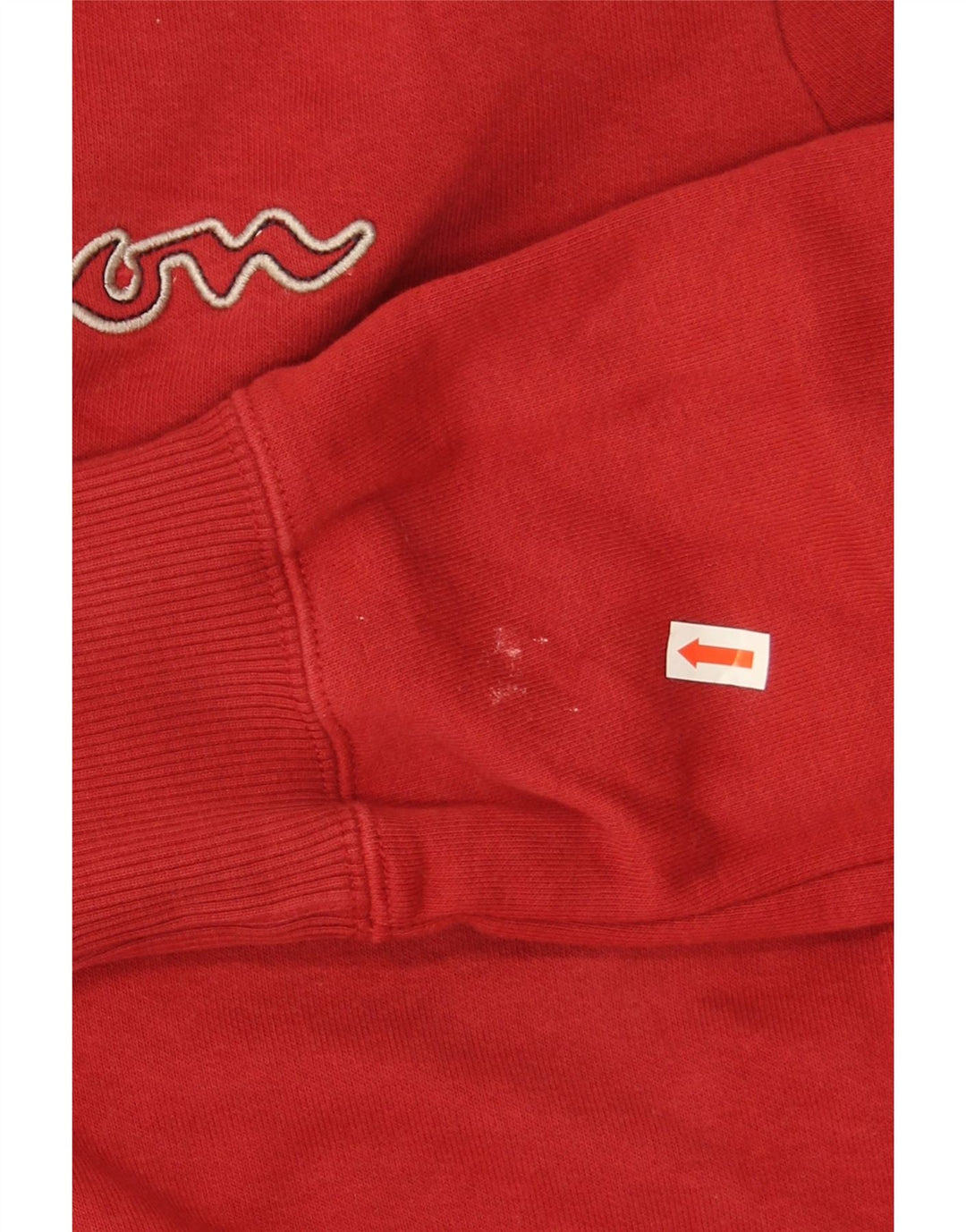 Champion Mens Graphic Sweatshirt Jumper Large Red Cotton