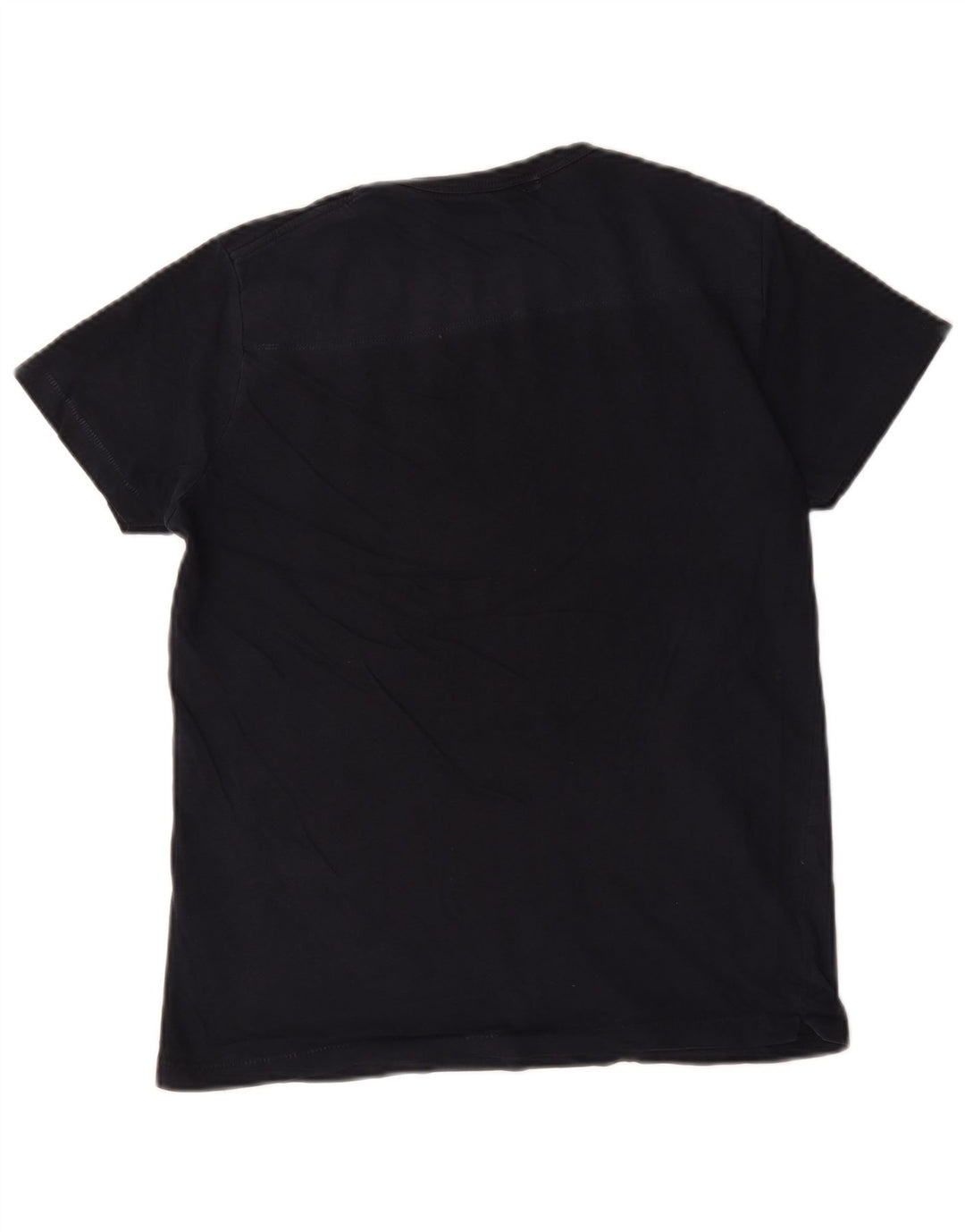 French Connection Camiseta para hombre Top Medium Azul marino Algodón