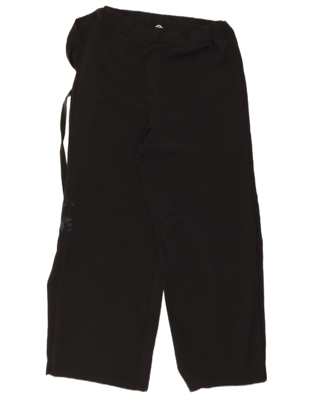 Zara Womens Wrap Casual Trousers Medium W30 L27 Black Polyester