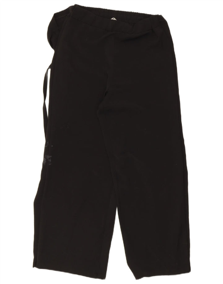 Zara Womens Wrap Casual Trousers Medium W30 L27 Black Polyester