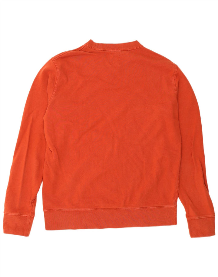 Marks & Spencer Mens Sweatshirt Jumper Medium Orange Cotton