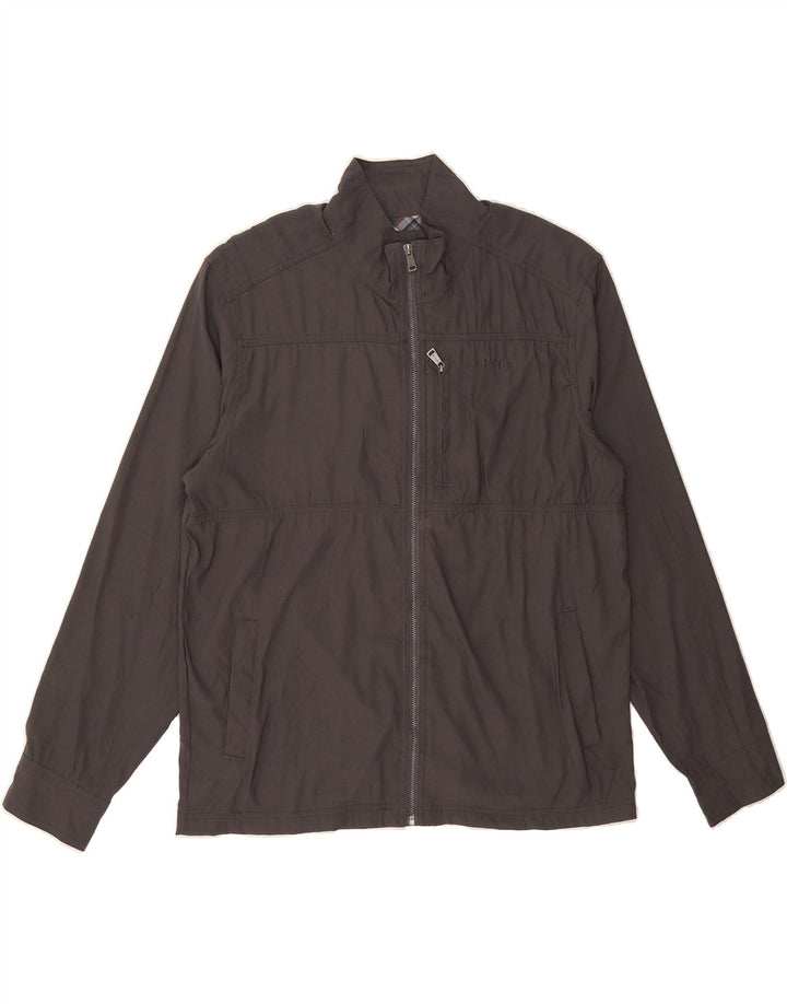 ORVIS Mens Bomber Jacket UK 38 Medium Grey Nylon Vintage Orvis and Second-Hand Orvis from Messina Hembry 