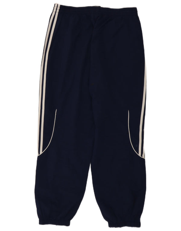 Adidas Pantalon de survêtement pour homme UK 40/42 Bleu marine moyen Polyester