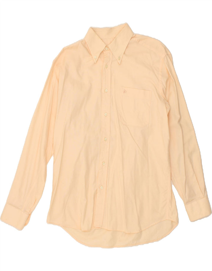 ROCCOBAROCCO Mens Shirt  Size 40 15 3/4 Medium Beige Cotton Vintage Roccobarocco and Second-Hand Roccobarocco from Messina Hembry 