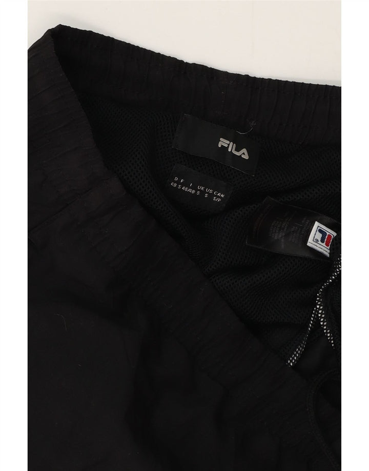 FILA Mens Swimming Shorts Small Black Polyester