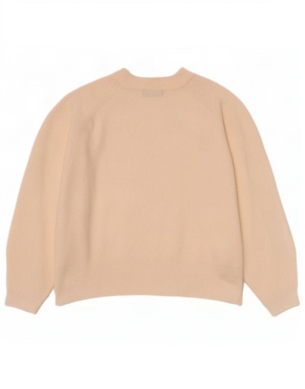 Marks & Spencer Womens Boat Neck Jumper Sweater UK 18 XL Off White