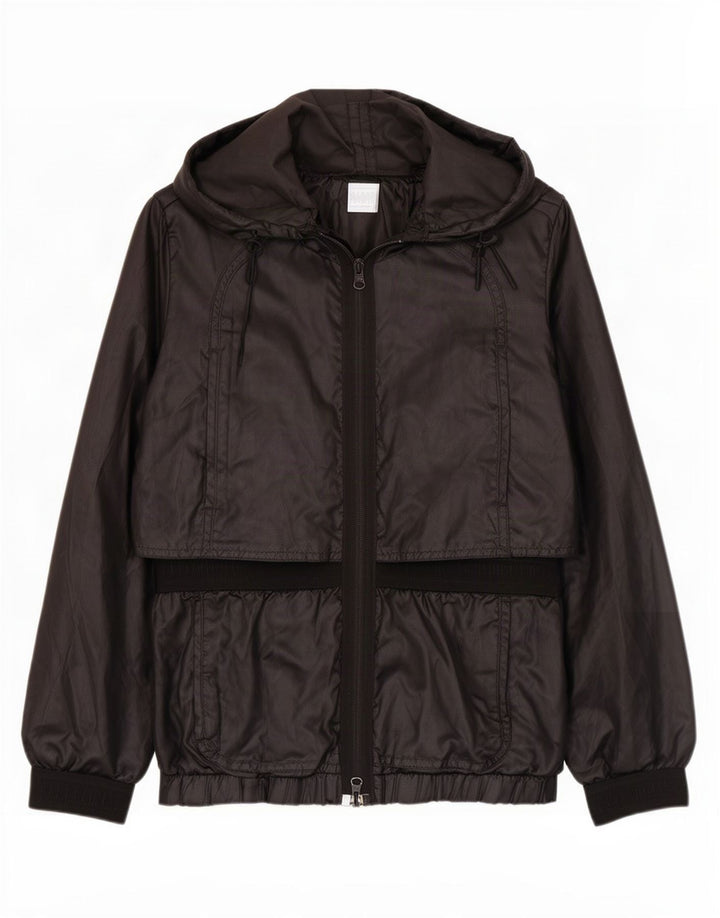 Adidas Damen Kapuzen-Regenjacke EU 34 Small Schwarz