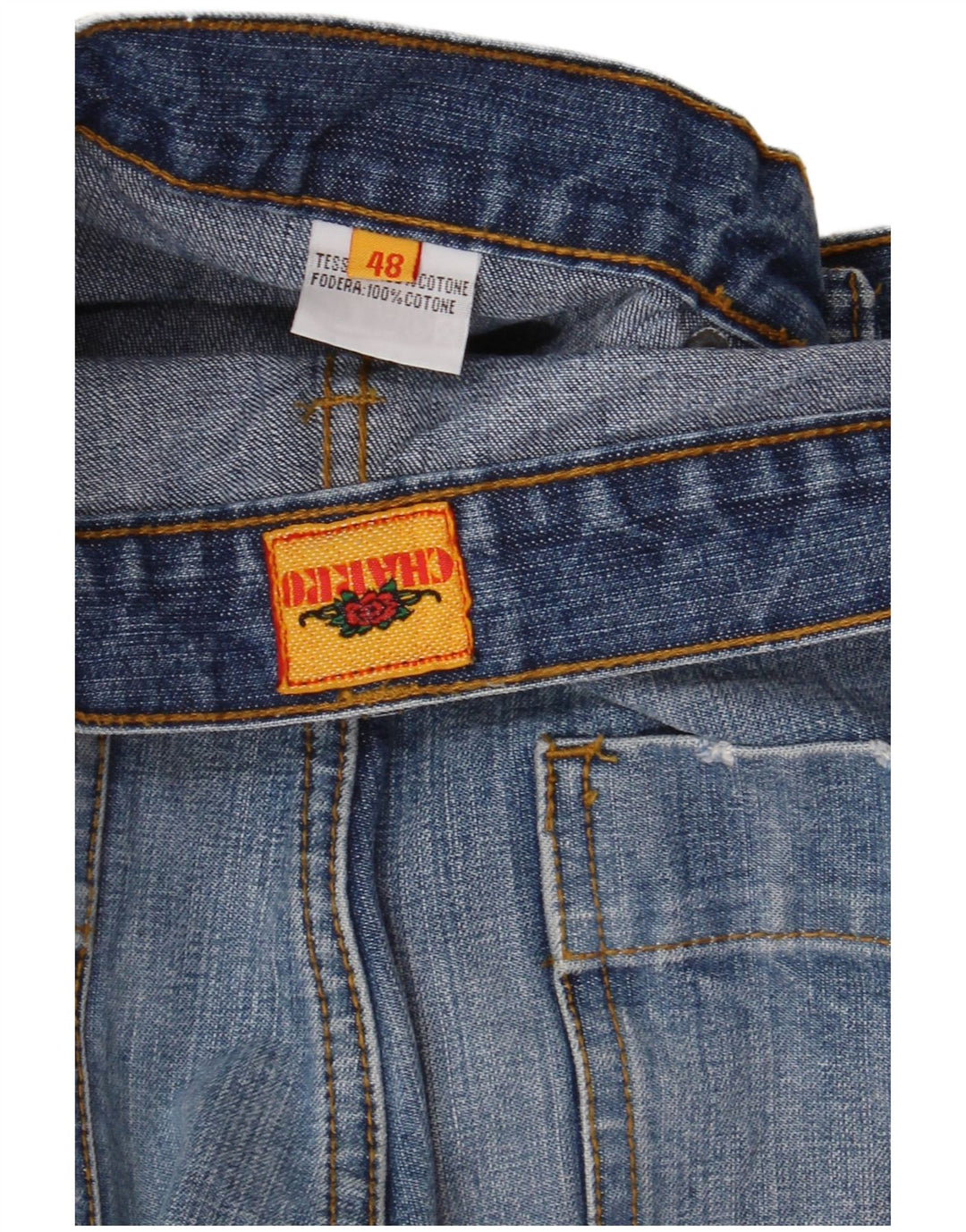 Charro Herre Denim Shorts IT 48 Medium W32 Blå Bomuld