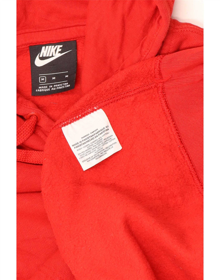 Nike Mens Hoodie Jumper Médio Poliéster Vermelho