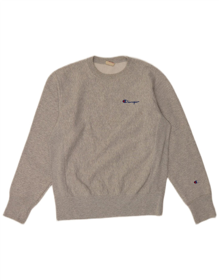 Champion Herre Sweatshirt Jumper Medium Grå Bomuld