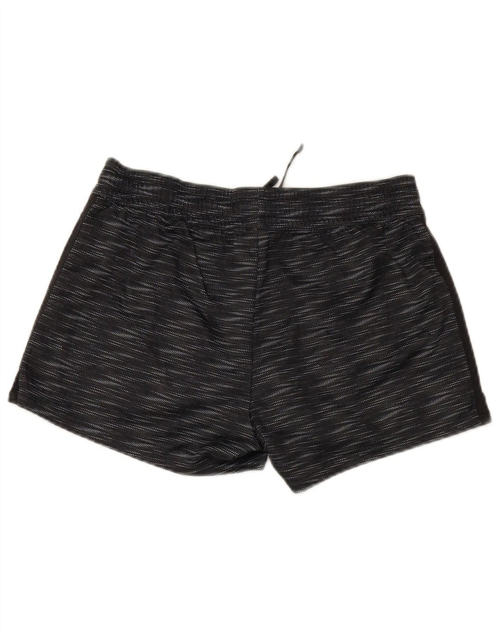 REEBOK Womens Sport Shorts UK 10 Small  Black Polyester