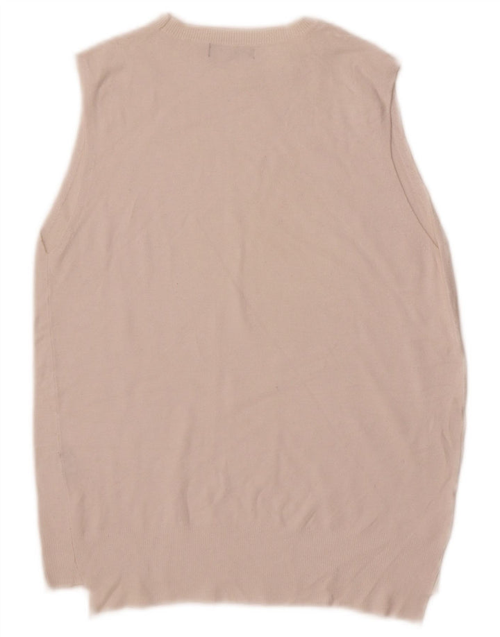 Zara Womens Vest Tank Top UK 14 Large White