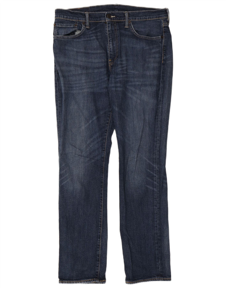 Levi's Mens 511 Slim Jeans W36 L32 Navy Blue Cotton