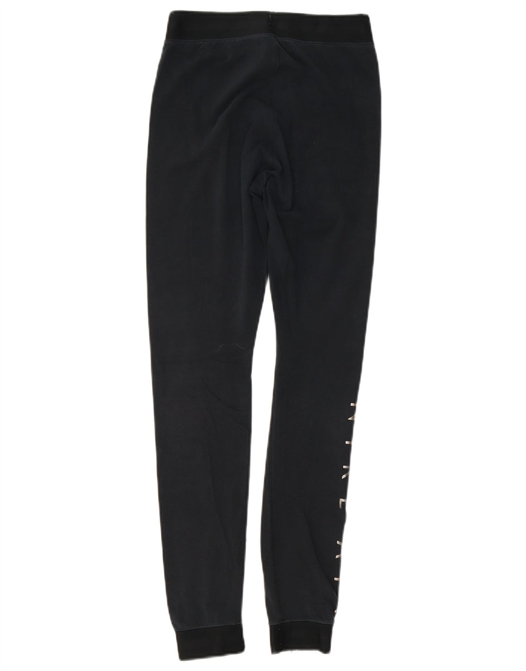 Nike Womens Graphic Leggings UK 10 Small Black Colourblock