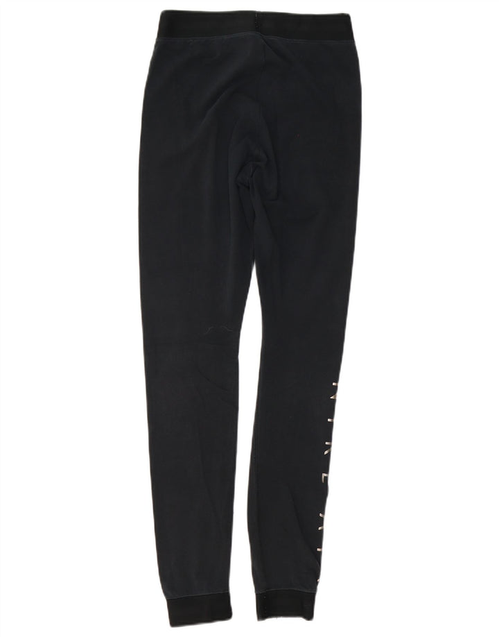Nike Womens Graphic Leggings UK 10 Small Black Colourblock