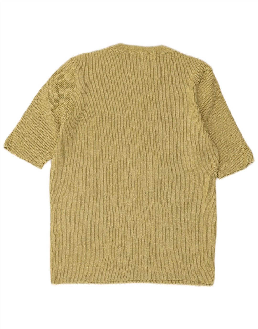 Marks & Spencer Womens T-Shirt Top UK 12 Medium Green Viscose