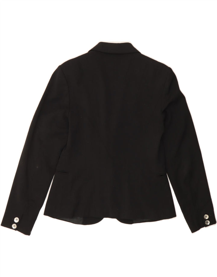 GUESS BY MARCIANO Womens 2 Button Blazer Jacket UK 10 Small Black Vintage Guess By Marciano and Second-Hand Guess By Marciano from Messina Hembry 