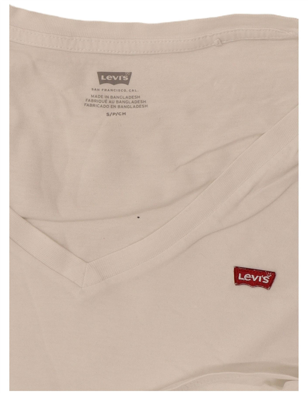 T-shirt da donna Levi's Top UK 10 piccola bianca