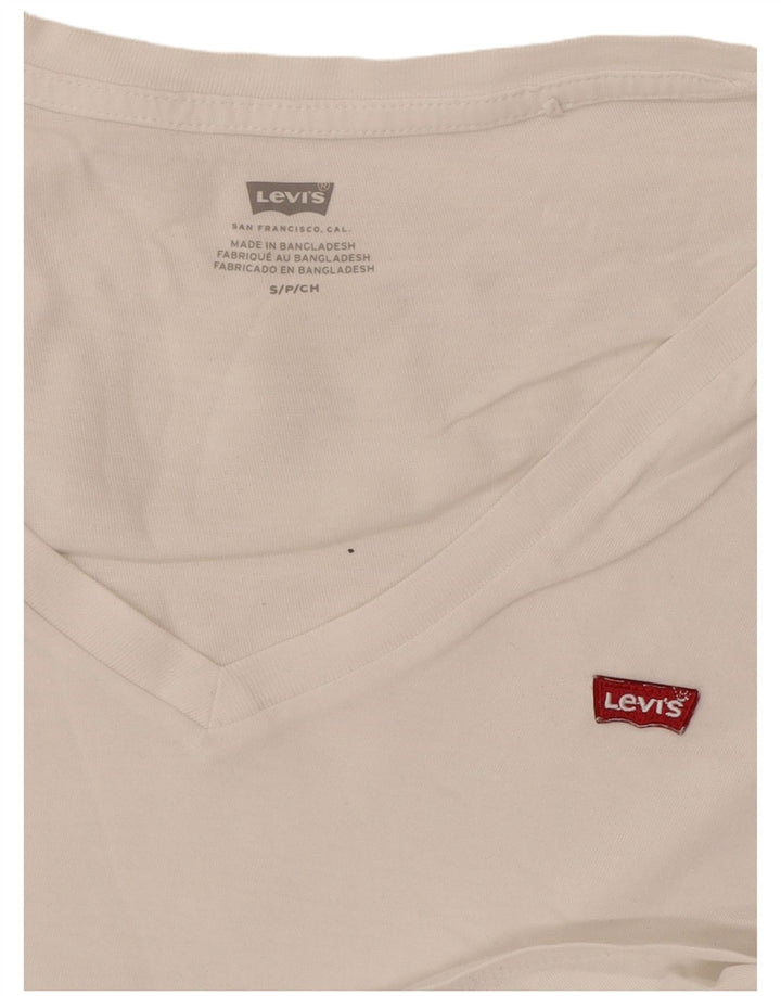 T-shirt da donna Levi's Top UK 10 piccola bianca