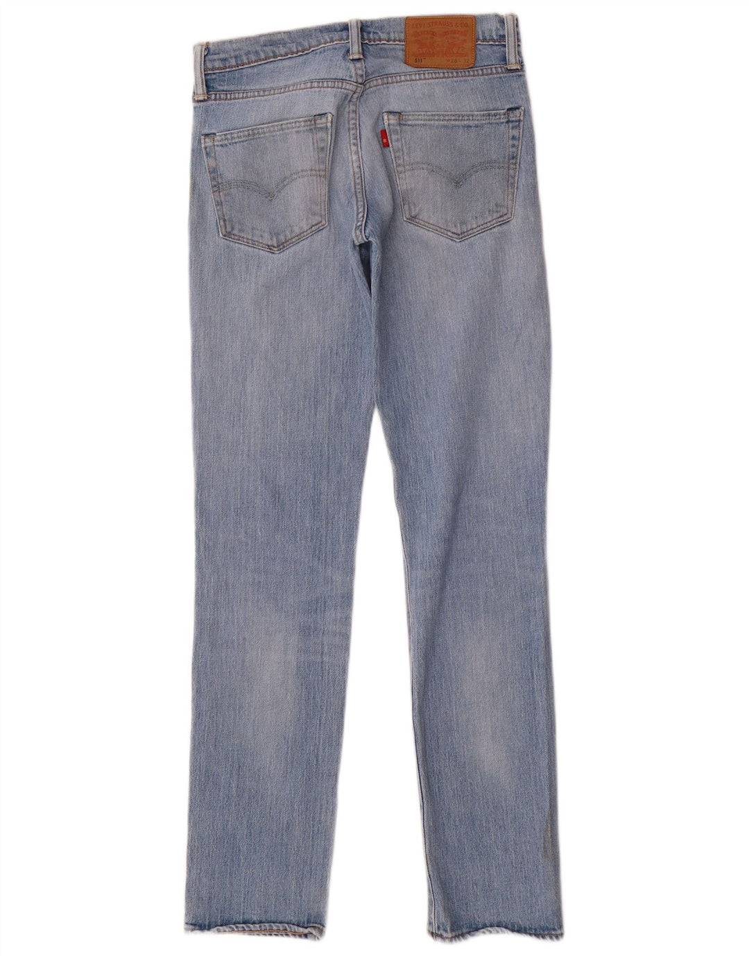 LEVI'S Mens 511 Slim Jeans W28 L32 Blue Cotton
