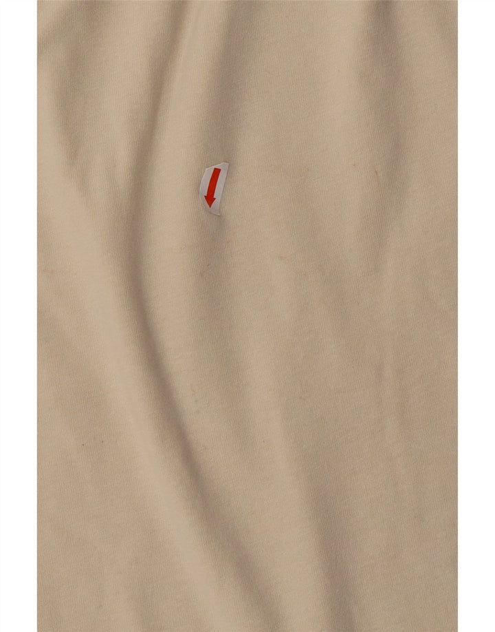 IZOD Mens T-Shirt Top 2XL Beige Striped