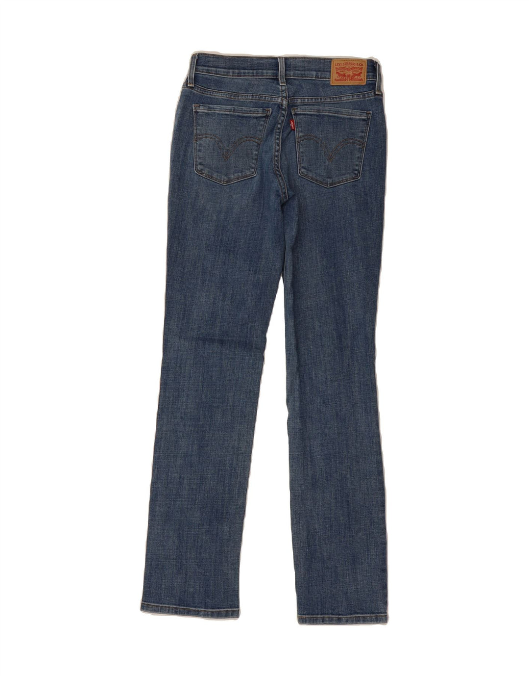 LEVI'S Womens 505 Straight Jeans W26 L31 Blue Cotton Vintage Levi's and Second-Hand Levi's from Messina Hembry 