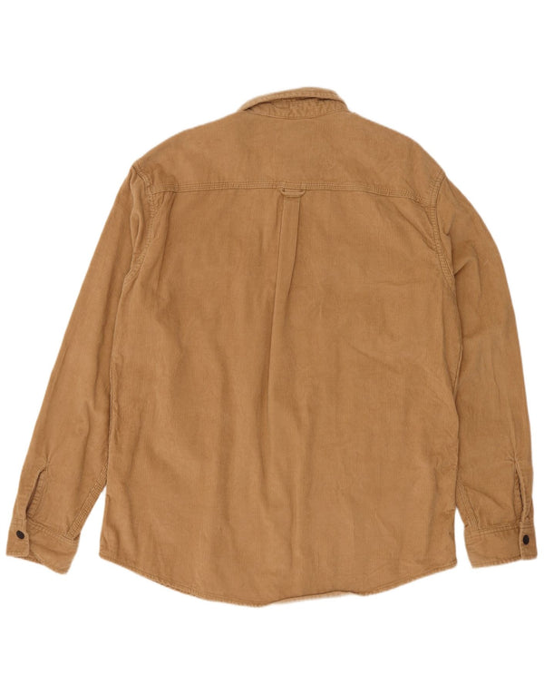 Jack & Jones Chemise En Velours Côtelé XL Beige Coton