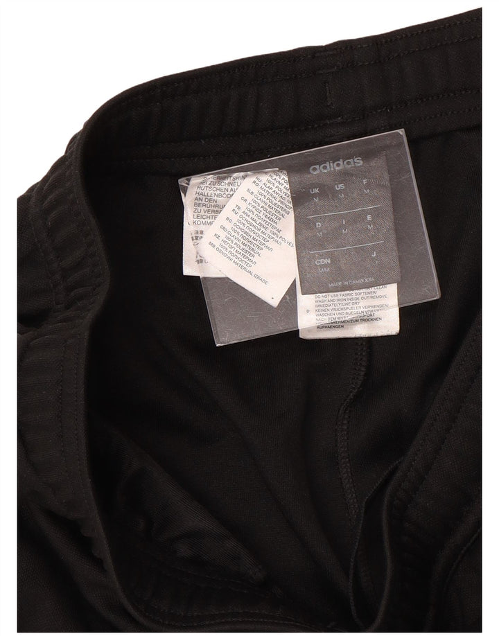 ADIDAS Mens Tracksuit Trousers Medium  Black Polyester