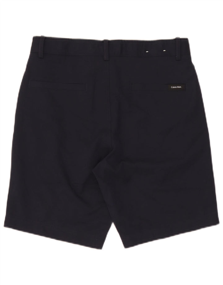 Calvin Klein Herre Casual Shorts W30 Medium Navy Blue Polyester